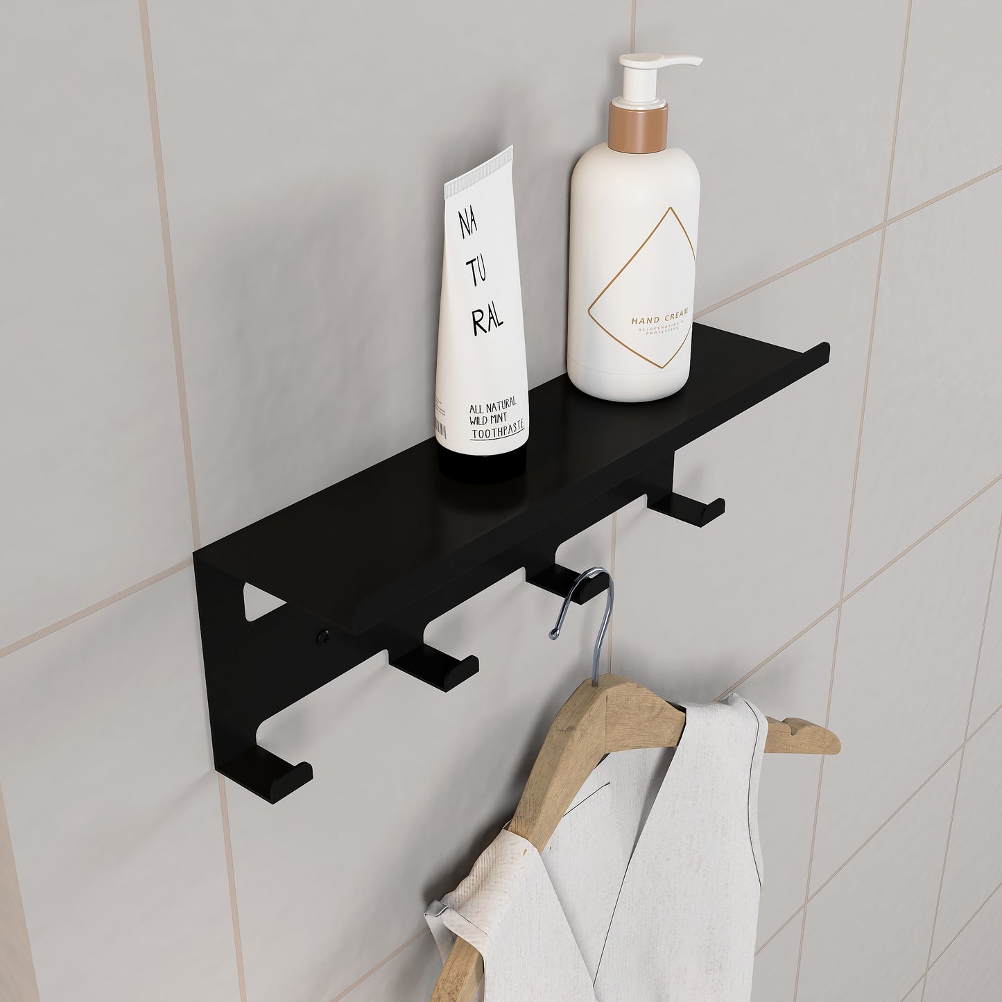 Raflı Duvar Askısı