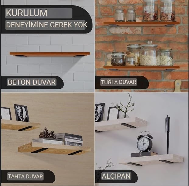 Raf Tutucu Braket - 15 Cm