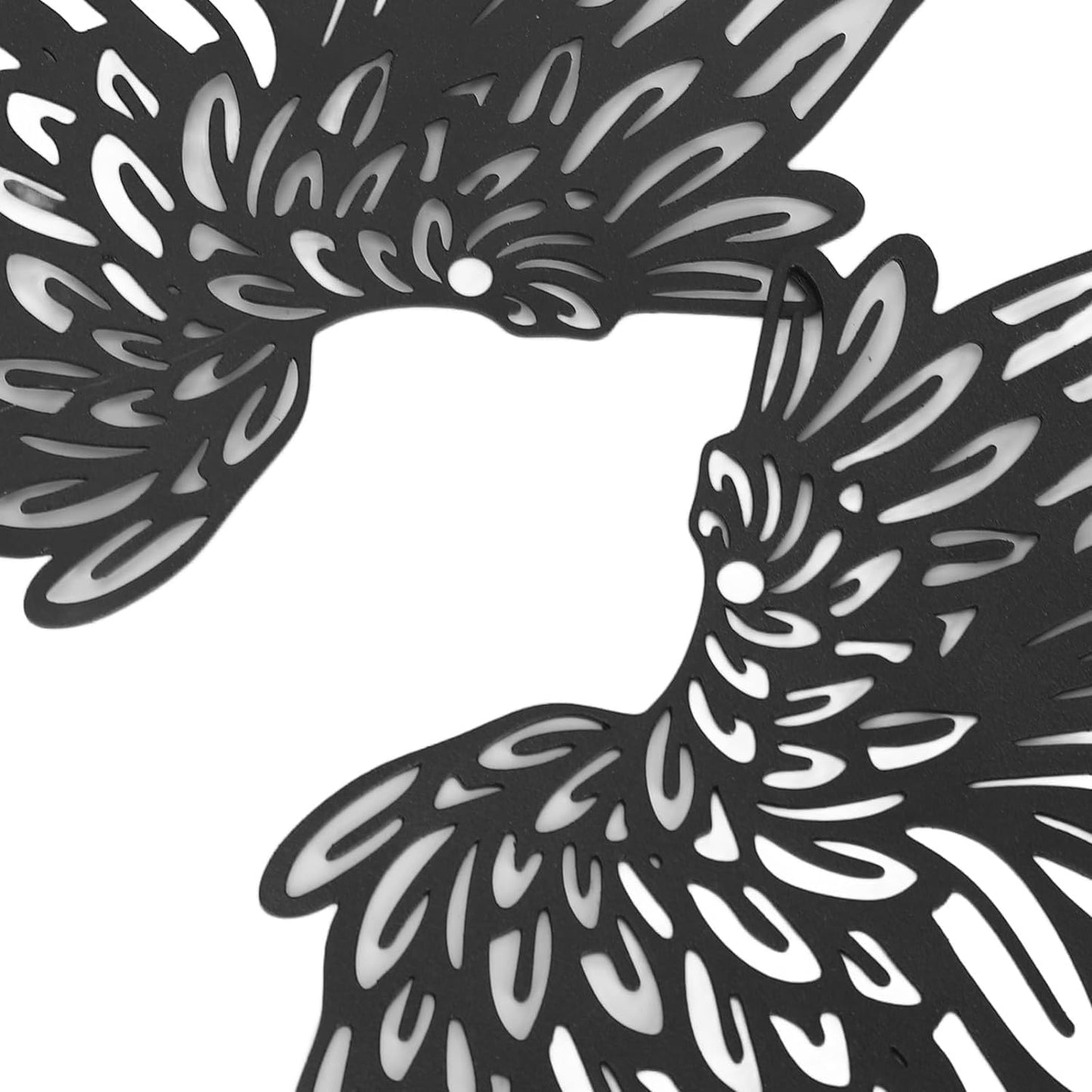 Metal Melek Kanatları Duvar Dekor