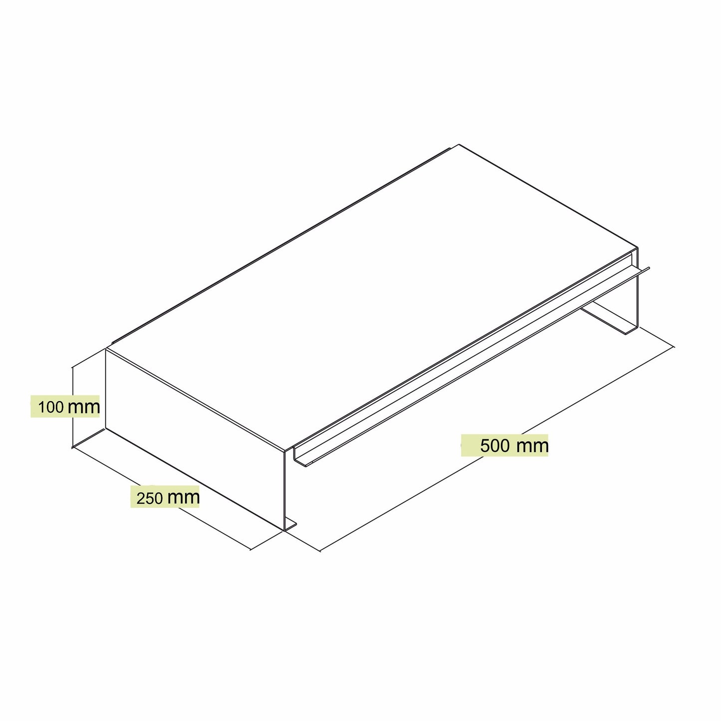 Telefon Raflı Monitör Standı
